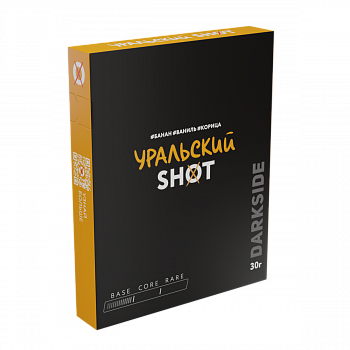 Табак Darkside Shot, 30гр "Уральский / Банан, ваниль, корица"
